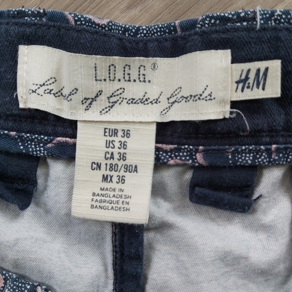 Mens H&M printed shorts size 36 - Picture 3 of 5